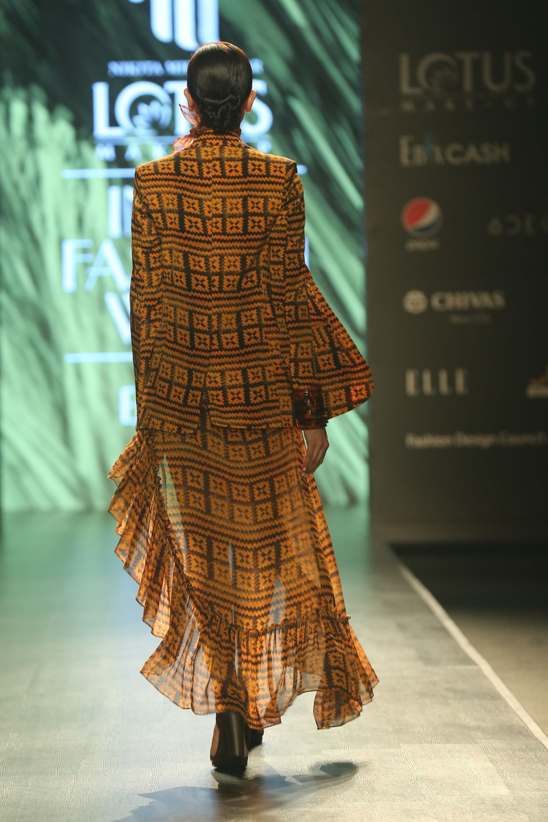 Woven Bamboo Mat Skirt