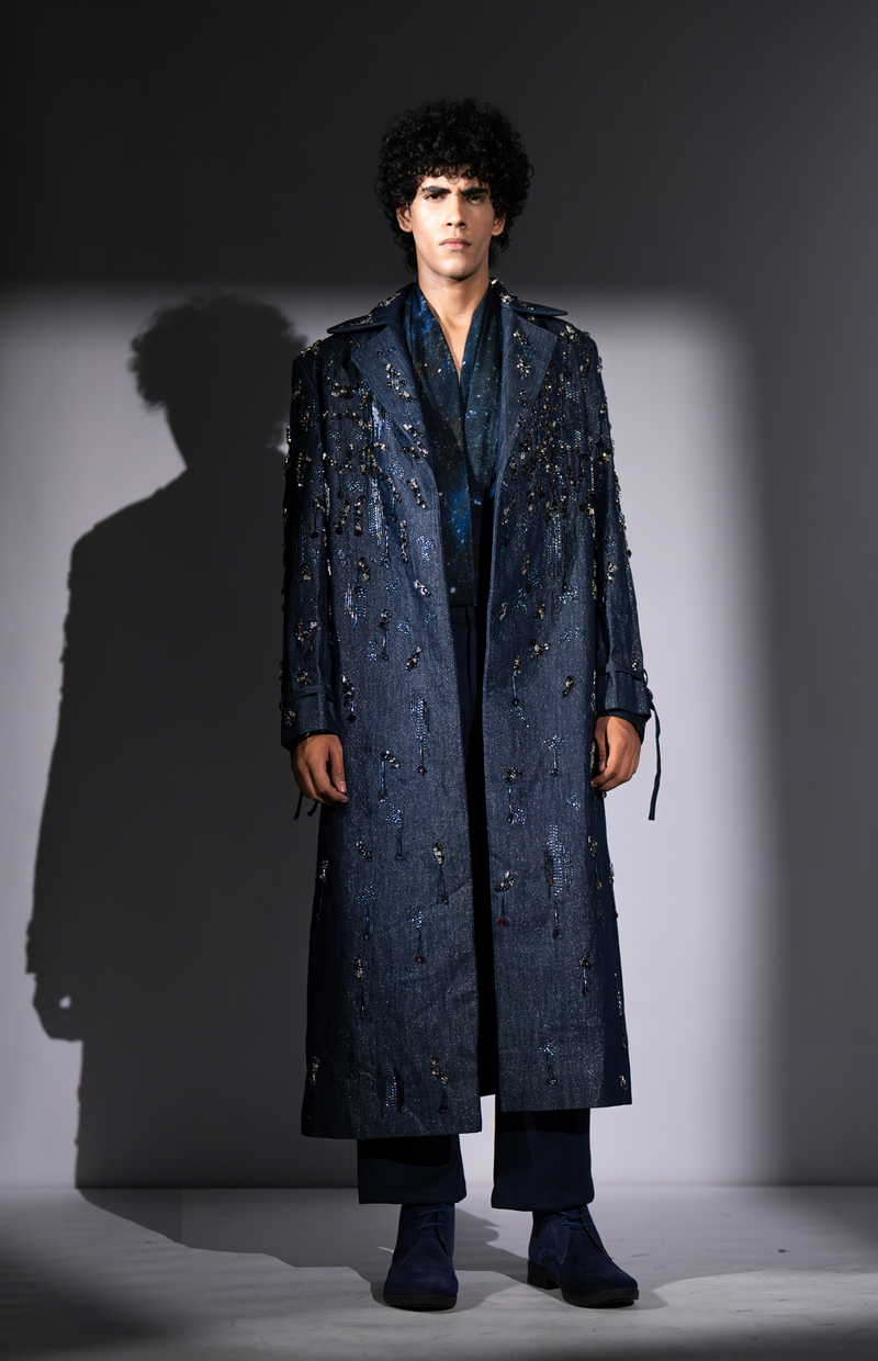 ASH BLUE SUEDE PANTS