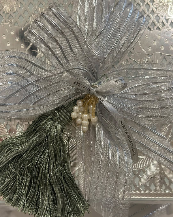 LUXE METAL FILIGREE GIFT BOX