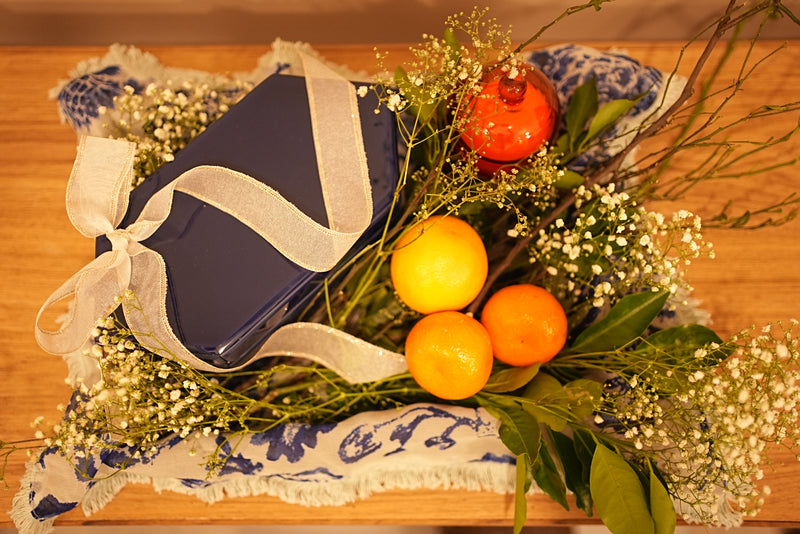 MANDARIN THEMED DIWALI GIFT BOX