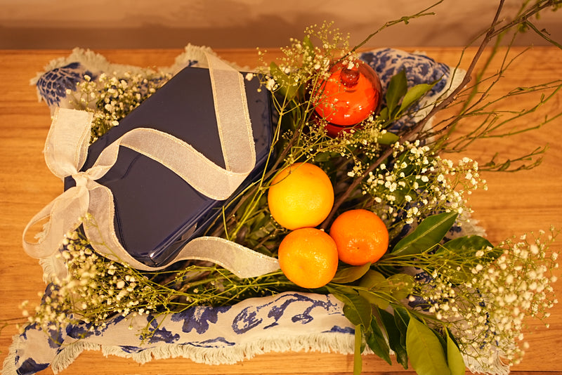 MANDARIN THEMED DIWALI GIFT BOX
