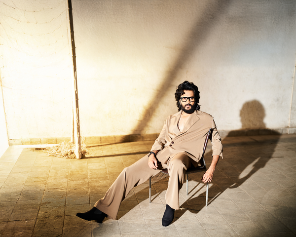 RITEISH DESHMUKH IN BEIGE CO-ORD SET