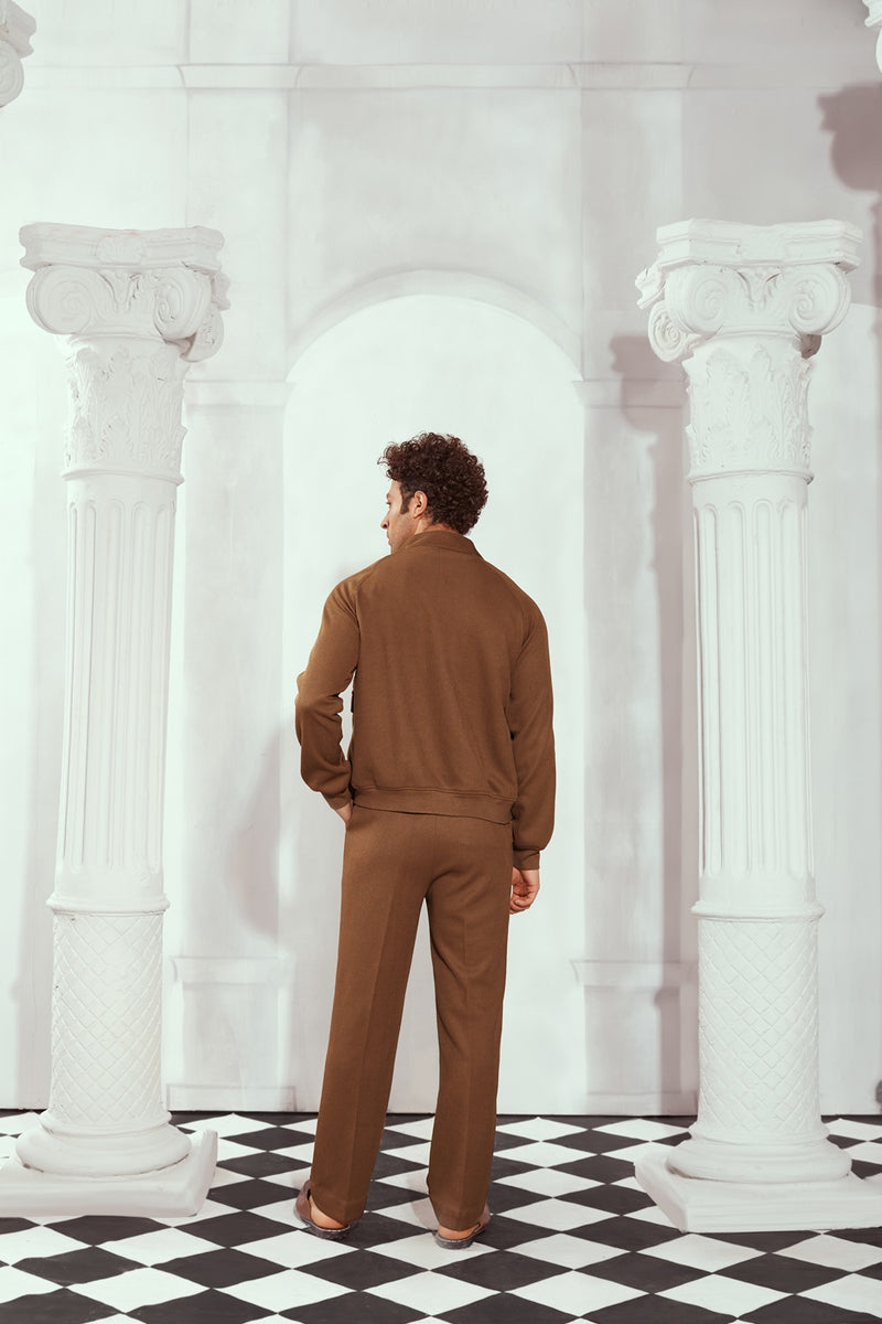 Brown Knit Trousers