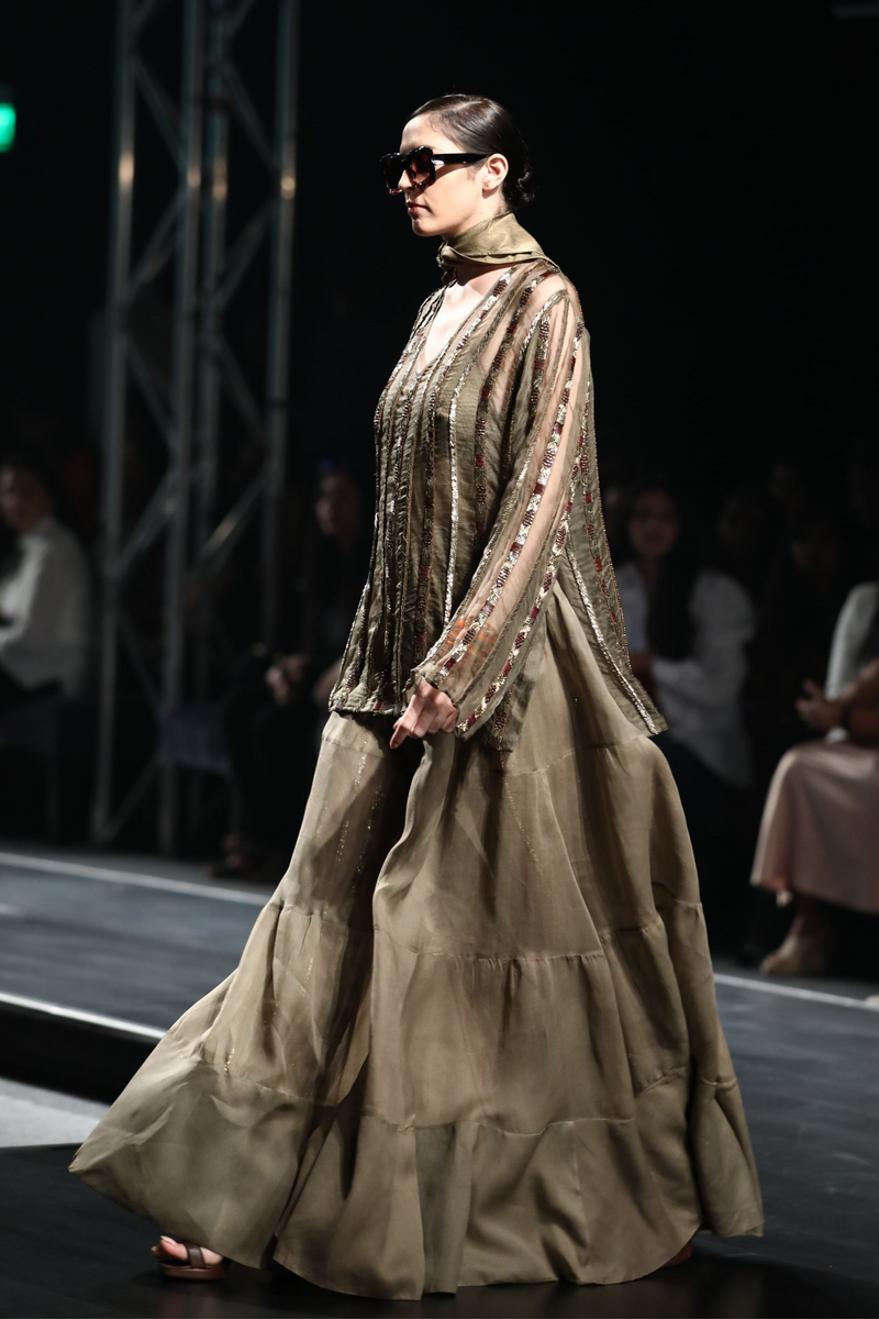 Front open maxi shop dress