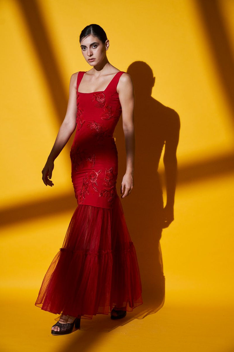 nikita red dress NIKITA