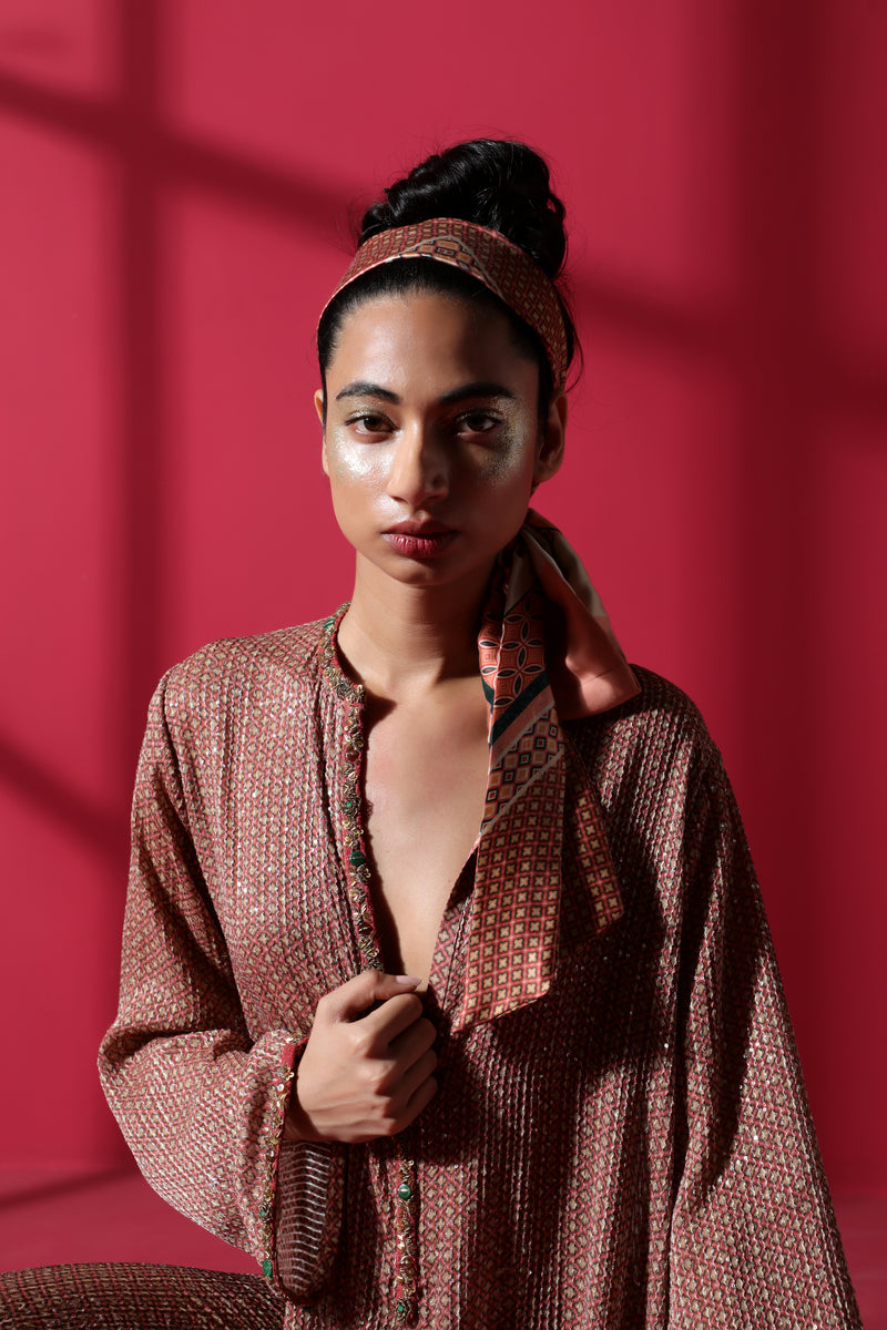 Terracotta Tile Print Hairband